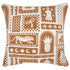 Escape to Paradise Cushion Cover With Piping NaXos Rust 45CM X 45CM