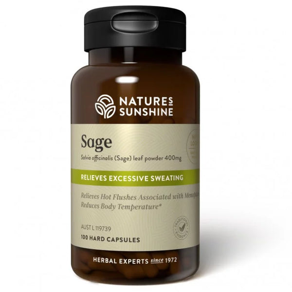 Natures Sunshine Sage 100 Capsules