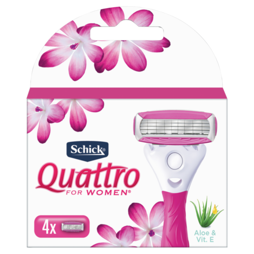 Schick Quattro for Women Refills 4 Pack