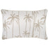 Escape to Paradise Cushion Cover With Piping Tall Palms Beige 35CM X 50CM