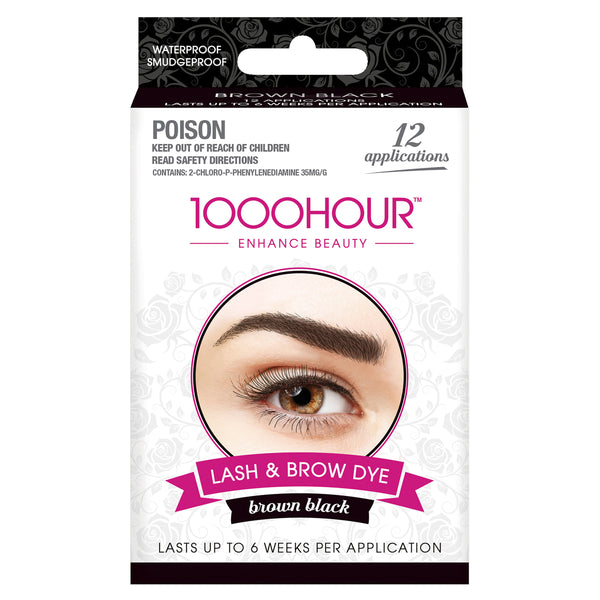 1000 Hour Lash & Brow Dye Kit Brown/Black