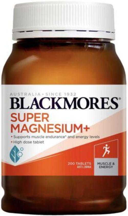 Blackmores Super Magnesium+ Muscle Health c200 Tablets