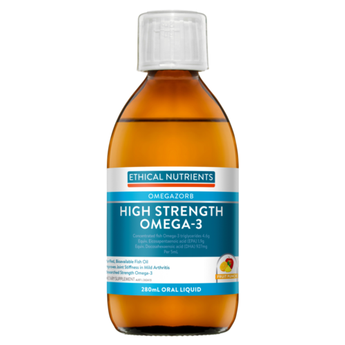 Ethical Nutrients High Strength Omega-3 Fruit Punch 280ml