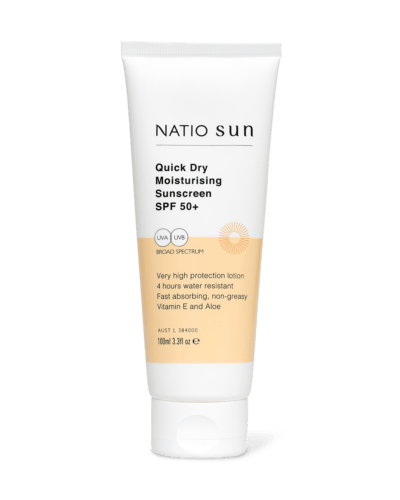 Natio Quick Dry Moisturising Sunscreen SPF 50+ 200ml