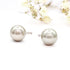 Earsense Grey Pearl Earrings 8MM