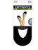 Ambra Bamboo Ecostyle Low Cut Footlet Socks Black 2 Pairs
