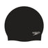 Speedo Plain Moulded Silicone Swimming Cap Black
