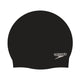 Speedo Plain Moulded Silicone Swimming Cap Black