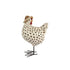 Willow & Silk Dolly Spotted Hen Figurine 10x7.5x16cm