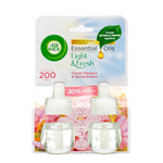 Airwick Essential Oils Flower Meadow And Spring Breeze Refill For Diffuser 2 Pack