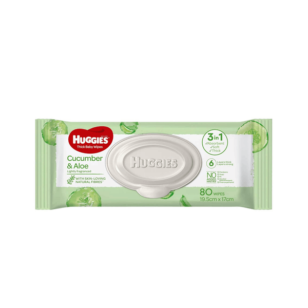 Huggies Cucumber & Aloe Refill 80