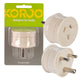 Korjo India Travel Adaptor White