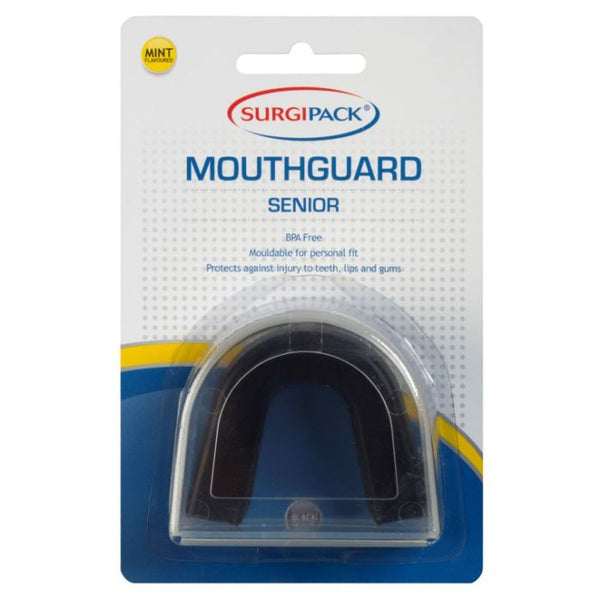 Surgi Mouthguard Senior Black 6412