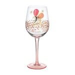 Rush 21st Birthday Wine Glass For Ladies