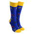 Sock Society Bicycles Novelty Crew Socks for Men One Size