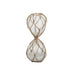 Habitania Days Hourglass With Rope Clear & Natural 8x20cm