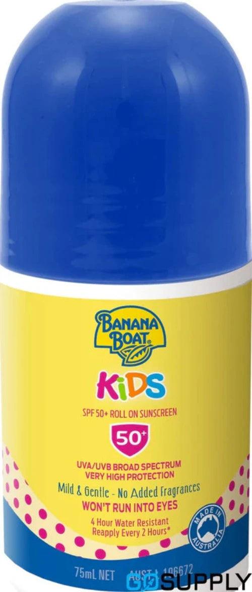 Banana Boat Kids Roll On Sunscreen SPF 50+ 75ml