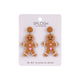 Splosh Christmas Large Gingerbread Man Earrings