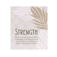 Tuscan Sun Strength Verse Plaque 140MM X 120MM