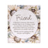 Saddle And Bloom Friend Verse Ceramic Plaque