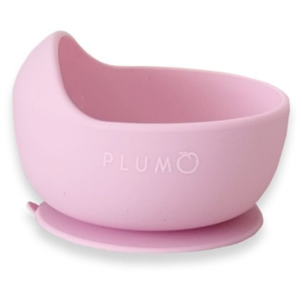 Plum Silicone Duck Egg Bowl Powder Pink