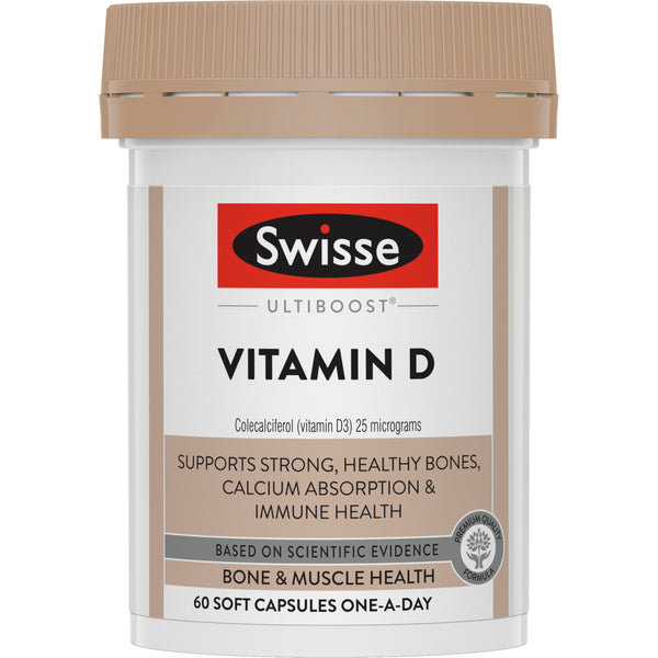 Swisse Ultiboost Vitamin D Caps 60