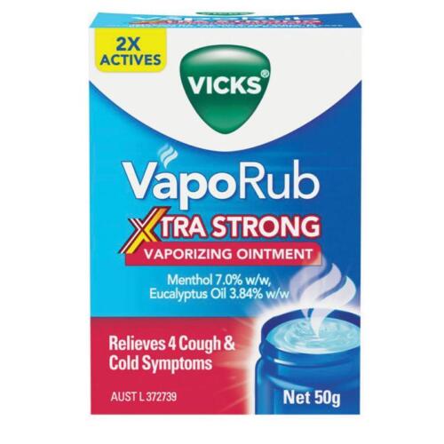 Vicks Vapo Rub Xtra Strong Rub 50g