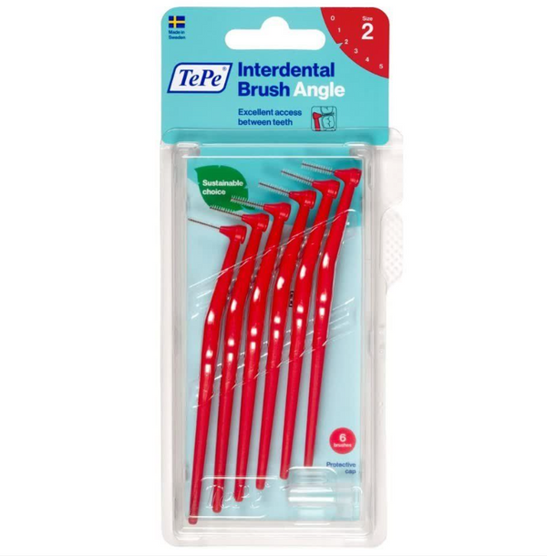 Tepe Interdental Brush Angle 0.5MM Red