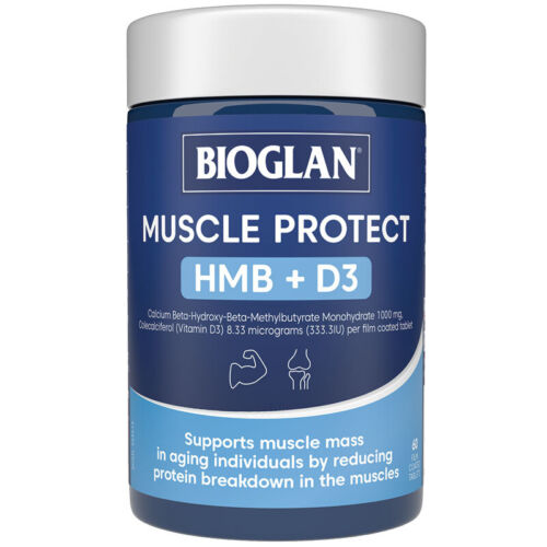 Bioglan Muscle Protect HMB + D3 60 Tablets