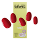 By Me & Crew Gewel Semicured Gel Nails Sticker Kit Spicy Red