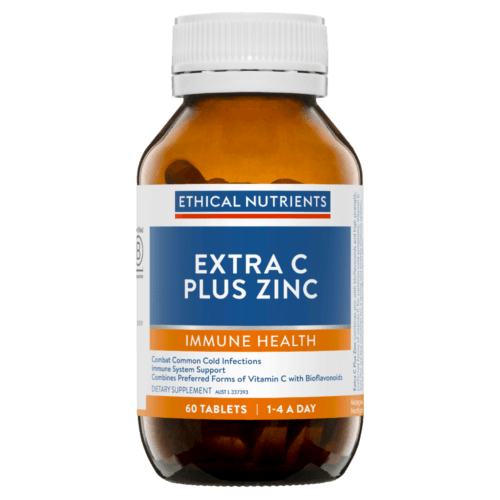 Ethical Nutrients Extra C Plus Zinc 60 Tablets