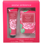 Aroma Ambiance Floral Garden Hand Cream & Soap Duo Rose