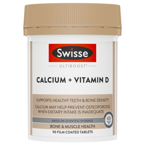 Swisse Ultiboost Calcium + Vitamin D Tabs 90