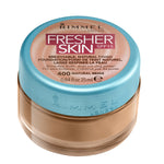 Rimmel Fresher Skin Foundation with SPF 15 in 400 Natural Beige 25mL