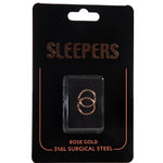 Adnohr 886 Sleeper Rose Gold Plain Med 14mm