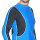 Radicool Mens Long Sleeve Rashie Royal/Black Large