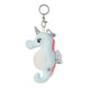 Girls Plush Seahorse Keychain