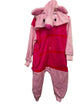 Pig Animal Onesie Super Fleece Hooded Jumpsuit Costume