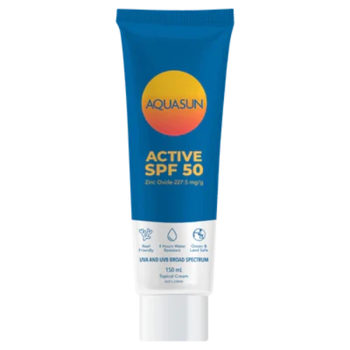 Aquasun Active Zinc Spf50+ 150ml