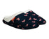 Archline Orthotic Open Slippers Navy With Hearts Size 37