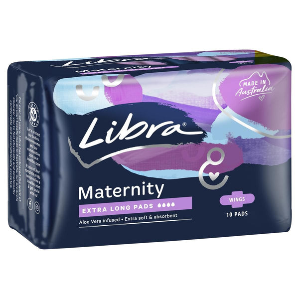 Libra Maternity Pads Extra Long Wings 10