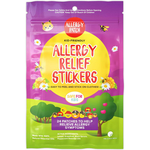 The Natural Patch Co. Allergy Patch Organic Allergy Relief Stickers 24 Pack