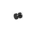 Rossan Black Disc Fake Plug Earrings 6mm