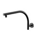 Ania Round Curved Shower Arm Wall Mounted Bathroom Fixture 400MM
