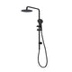 Ania Multifunction Sliding Shower Rail Set with Overhead Rain Shower