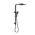 Ania Square Multifunction Sliding Shower with Overhead Rain Shower Head