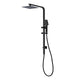 Ania Multifunction Square Sliding Shower System with Overhead Rain Shower Head