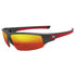 Blue Rapta 'RAVEN' Premium Safety Glasses Mirror Red Revo Lens OS