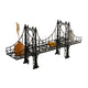 Hoagard Manhattan Metal Bridge Shelf