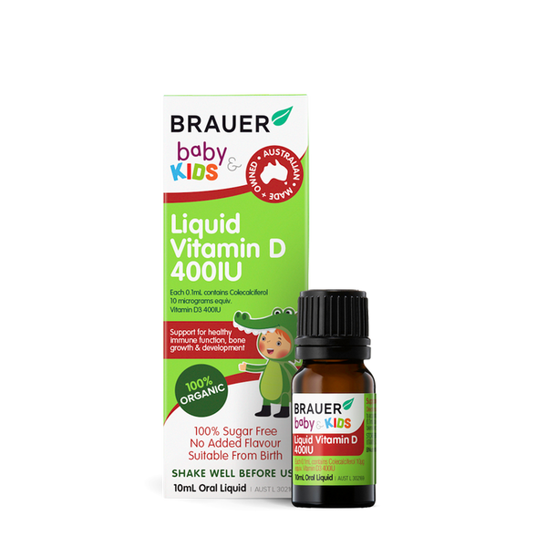 Brauer Baby & Kids Liquid Vit D 400IU 10ML